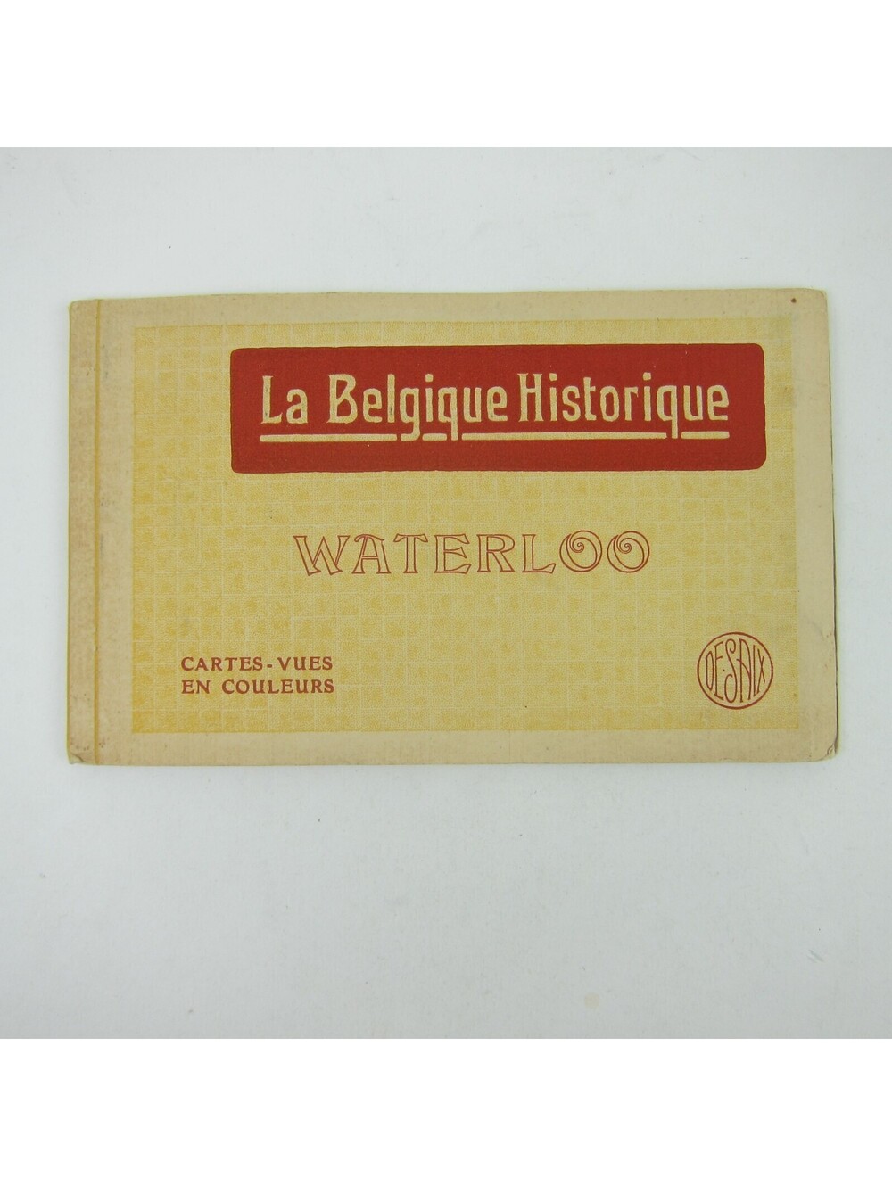 10 Postcards Waterloo Belgium Souvenir Booklet French Antique UNPOSTED RARE